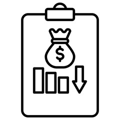Depreciation Report Outline Icon