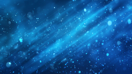 Fototapeta premium クールな輝き：青とシルバーのグリッター