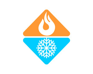 hot and cold logo