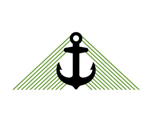 anchor icon vector illustration