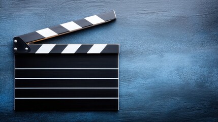 Obraz premium Clapping hands shown on clear blue background visual of two hands clapped together set against blue hue