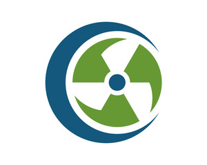 eco friendly fan icon