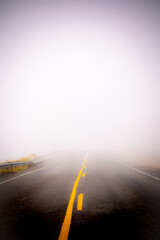 Cloudy views from Medicine Wheel pass in Wyoming