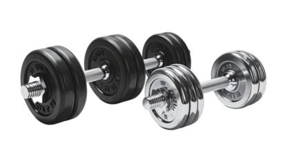 Fitness Dumbbell Bundle — isolated on transparent background (2)