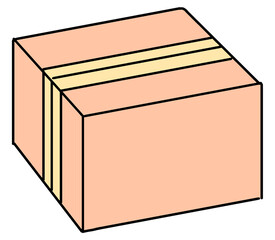 Box icon illustration isolated on transparent background