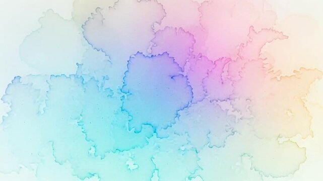 Subtle pastel watercolor background animation, perfect for creative visual projects