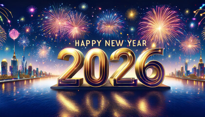 Happy New Year 2026 writing