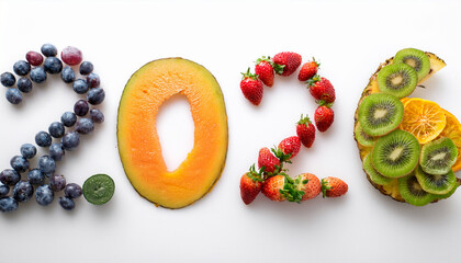 the number 2026 from fruit