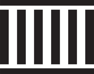 Obraz premium Black and white striped pattern with horizontal lines Keywords: abstract, background, black