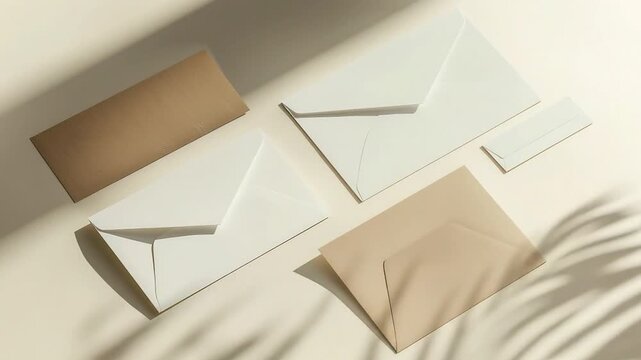 branding stationery mockup business card letter Videos