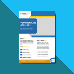 Corporate Mordern flyer design And Layout A5 Size 