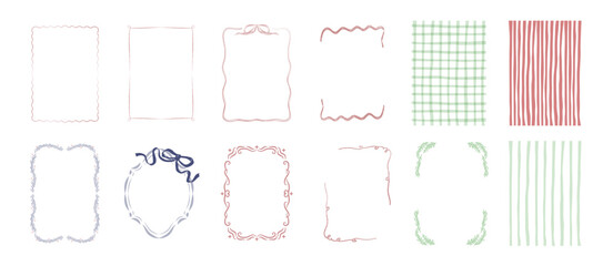 シンプルだけど華やかさがでるフレームセット