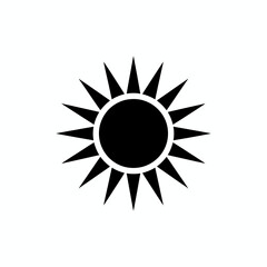 Sun icon vector illustration
