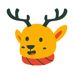 Reindeer Cartoon Illustration