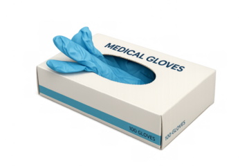 Disposable medical gloves box for hygiene and protection