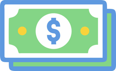 vector illustration of an abstract background vector illustration of a dollar sign