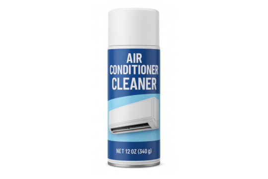 Air conditioner cleaner aerosol spray can maintaining home