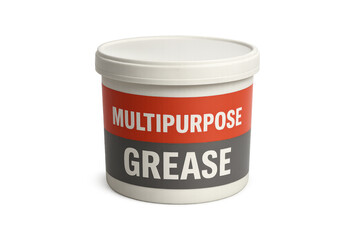 Multipurpose grease in plastic tub for lubrication