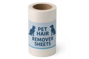 Pet hair remover sticky roller refill sheets