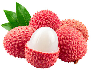 dragon fruit on white background