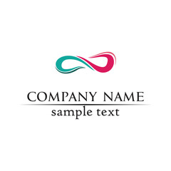 infinity logo and symbol template icons app