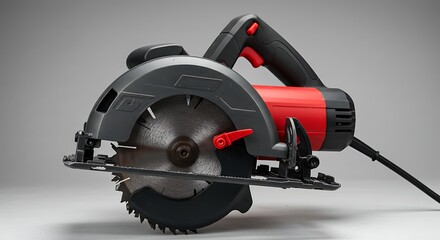 Powerful Electric Circular Saw Tool for Woodworking and Construction.