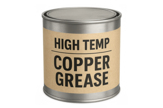 Can of high temp copper grease lubricant