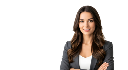 Confident Business Woman Portrait Professional Corporate Leadership Success