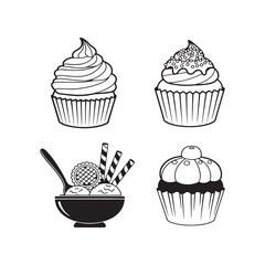 Frozen yogurt products or ice cream cafe.