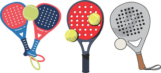 A vector of Padel Sport 