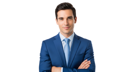 Confident Businessman Portrait Young Entrepreneur Leadership Professional Success