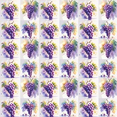 grape pattern background