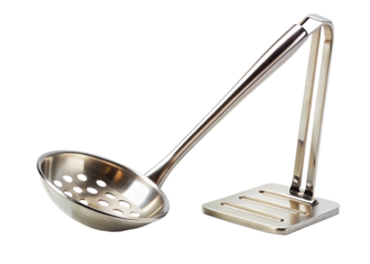 ladle stand isolated on white backgroud