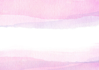 水彩で描いた淡い紫色の背景テクスチャ