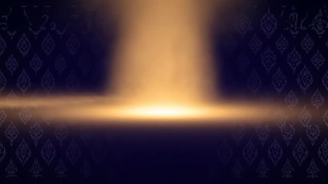 Soft Glowing Light on Dark Abstract Background with Elegant Patterns