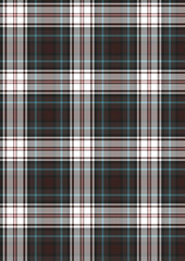 Seamless green plaid fabric texture vector illustration design