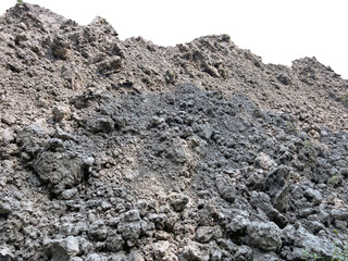 Soil Mound at Construction Site