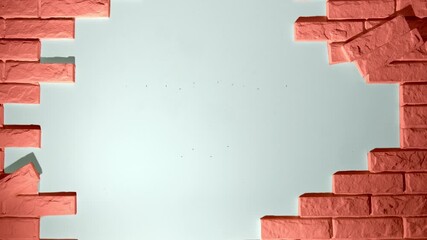 Watch as the word Innovation for 2026 is revealed. Construction bricks are added throughout the year. Conceptual, financial planning for the future - Powered by Adobe