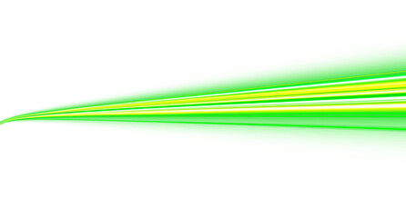 Fast Glowing Green Line element