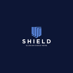 WN Shield Logo Design Inspiration