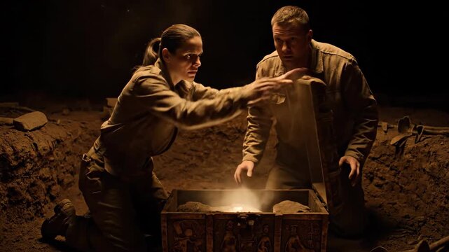 Two Adventurers Unearth Ancient Treasure in Mysterious Cave