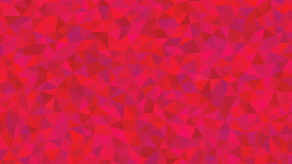 Vibrant ruby red geometric background with modern mosaic pattern for bold designs and eye catching marketing materials, perfect for Valentine's Day projects