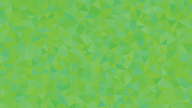 Vibrant green polygonal background creates a modern, dynamic texture perfect for eye-catching designs and fresh springtime themes