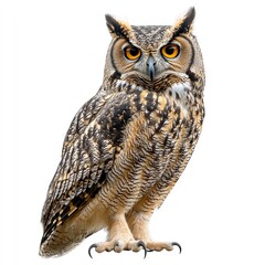 Obraz premium Photo of Owl Isolated on white background