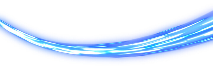 Neon Blue Energy Motion Streak