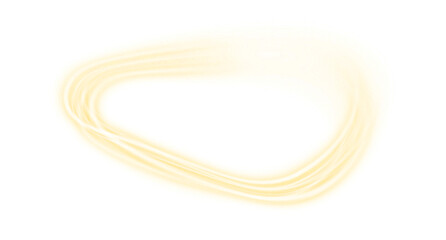 Transparent Glowing Golden Speed Line isolated on transparent background