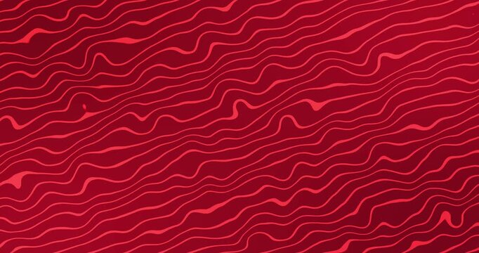 Crazy vector animation waves