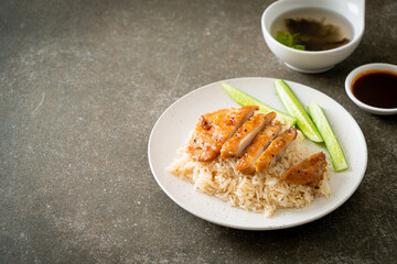 Grilled Chicken with Steamed Rice