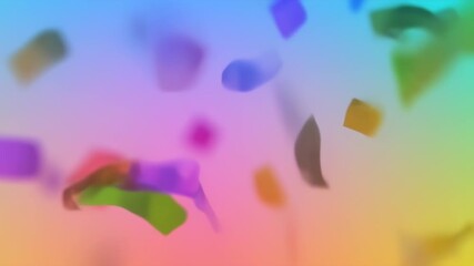 Colorful Confetti Celebration Background for Festive Events and Parties.