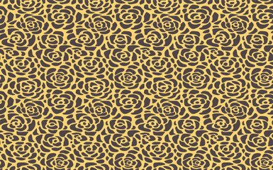 Abstract modern leopard seamless pattern. Animals fashion trendy background. Color decorative vector illustration for print, fabric, textile. Modern ornament of stylized skin.